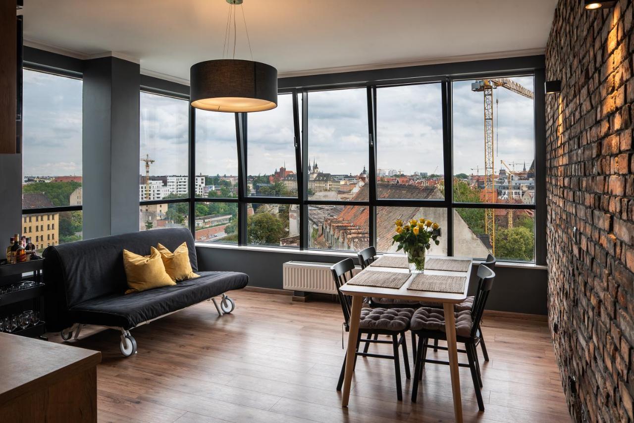 شقة فروتسواف  في Nowy Apartament Odra Tower - 71 M - 900 M Od Rynku المظهر الخارجي الصورة
